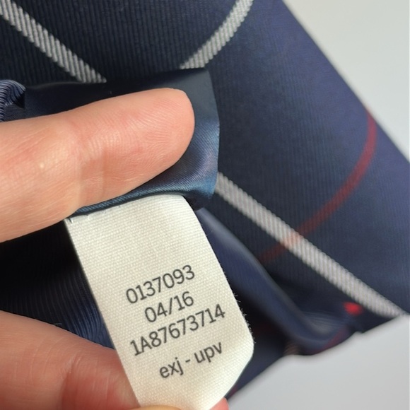 NWT Tommy Hilfiger Women Navy Window Pane Plaid Blazer Sz 2 Academia Lined Prep - Picture 16 of 16